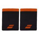 Babolat Logo Jumbo Wristband 2x Black / Light Red